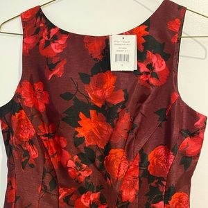 New Floral knee length dress